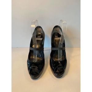 Ruthie Davis Black Mary Jane 4.5" High Heels Pumps US 10